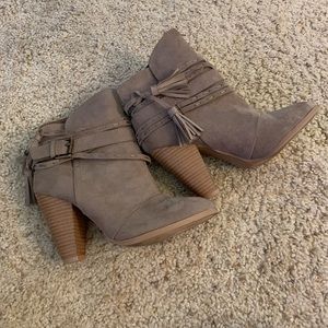 Super cute high heel booties
